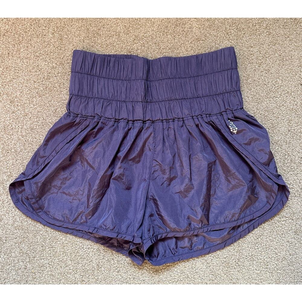 FP Movement Free People The Way Home Short Smock Purple Shorts Size XS - Picture 2 of 9